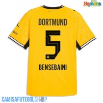 Camisa de time de futebol Borussia Dortmund Ramy Bensebaini #5 Replicas 1º Equipamento 2026-27 Manga Curta